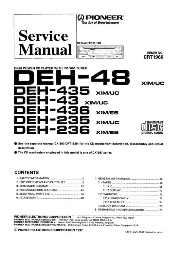 DEH-48, DEH-435, DEH-43, DEH-436